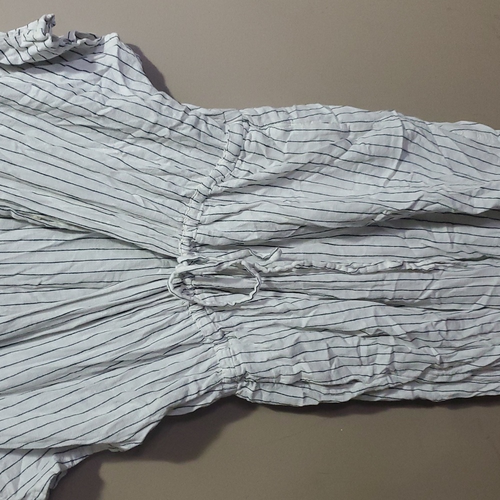 a new day White and Black Striped Midi Dress Size XL - Picture 3 of 7